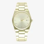 RADIANT RA636203 Unisex Analog Quartz Watch 38mm Stainless Steel Black Leather