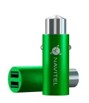 NAVITEL UC323 automobilinis adapteris 5 V / 3 A, 2 USB