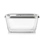 Caso Glass Vakuuminis Indas su Plastikiniu Dangteliu | VacuBoxx Stainless Steel XL | Skaidrus