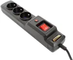 Accura Premium Sagitta 3 Outlets 3.0m Surge Protected Power Strip
