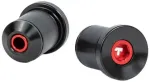 Tilt Bar Ends 22 Size &ndash; juodi, nailono kompozito &ndash; pora
