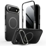 SUPCASE i-Blason Ares Flip MagSafe dėklas su integruota ekrano apsauga, skirtas Apple iPhone Air, juodas