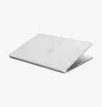 UNIQ Claro Hard Shell Case, skirta MacBook Pro 14 colių M1 2021 / M2 2023 / M3 2023 / M4 2024 / M5 2025 / M5 2026, Dove Matte Clear