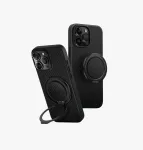 UNIQ Keva Air Dėklas, skirtas iPhone 16 Pro Max 6,9 colio, su Magclick įkrovimu, anglies juodos spalvos