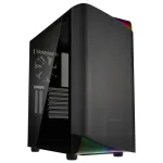 SilverStone Seta A1 Midi-Tower, grūdintas stiklas - juoda