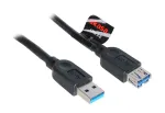 USB 3.0 ilginimo laidas Akasa AK-CBUB02-15BK 1,5 m juodas