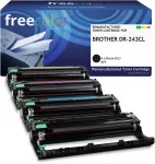 Freecolor Remanufactured Brother DR-243CL būgno komplektas juoda, žydra, rausvai raudona, geltona &ndash; 18000 puslapių