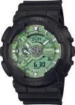 G-SHOCK GA-110CD-1A3ER analoginis-skaitmeninis laikrodis su juodu dervos korpusu