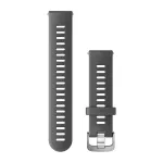Garmin Quick Release Silicone Watch Band 20mm &ndash; pilka (010-11251-9S), tinka Venu, Forerunner 245/55/645