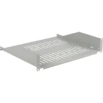 EFB ELEKTRONIK 19 inch 2U fiksuota lentyna, 400 mm gylio, 22 kg apkrova, &scaron;viesiai pilka RAL 7035