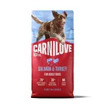 CARNILOVE ACTIVE &scaron;uo sausas maistas su la&scaron;i&scaron;a ir kalakutiena suaugusiems visų veislių 12 kg