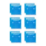 Relaxdays Square Cooling Pads Blue 14 x 13 cm, 12 vnt. pakuotė