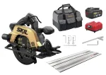 Diskinis pjūklas BLACK & DECKER 3575DB 20V 1x4Ah su kreipiamuoju bėgeliu