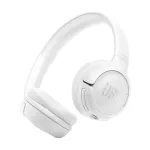 JBL Tune 530BT belaidės antausės ausinės su Pure Bass, Bluetooth 5.3, 57 val. baterija, sulankstomos &ndash; baltos