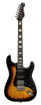 Stagg SES-60 SNB elektrinė gitara - Sonic Blue, SSS garso ėmikliai, alksnio korpusas