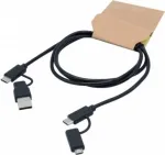exertis Connect USB-C į Micro-USB B kabelis, USB 2.0, 1 m, juodas 532527