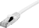 EXERTIS CONNECT Cat. 6 F/UTP PoE belogenis baltas tinklo kabelis, 2,0 m, su apsauga nuo užkabinimo 850885