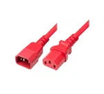 Exertis Connect IEC maitinimo kabelis C14 į C13, raudonas, 5,0 m 808048