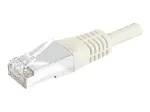 EXERTIS CONNECT 859510 Cat.6a F/UTP komutacinis kabelis, 15 m, pilkas, 10 Gbps, Slim Boot
