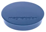 MAGNETOPLAN HOLTZ Discofix apvalus magnetas Standard, tamsiai mėlynas, pilnojo &scaron;erdies feritas, 0,7 kg laikymo jėga, 10 vienetų (1664214)