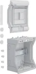 Hager VE106D mažoji skirstomoji dėžutė, 6 modulių vienetai, 1 eilė, IP30, balta