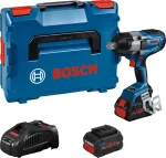 Bosch GDS 18V-1050 H Professional belaidis smūginis veržliasukis, 18 V, 1050 Nm, 1750 aps./min., 3/4" keturkampė jungtis, 2x ProCORE18V 5,5 Ah, L-BOXX, mėlynas/juodas
