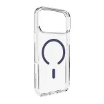 PURO Icon MagSafe permatomas dėklas Apple iPhone 17 Pro - permatomas mėlynas