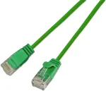 Wirewin plonas Cat.6A 10 gigabitų U/UTP tinklo kabelis, 5 m, žalias SLIM-L-UU-K6A 5.0 GN