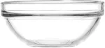 RITZENHOFF & BREKER Snap 4All stiklinių dubenėlių rinkinys, 6 vnt., 120 mm, 250 ml, permatomas 111945