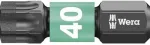 Wera Impaktor Torx T40 1/4 colio &scaron;e&scaron;iakampis atsuktuvas antgalis 25mm deimantu padengtas 05057627001