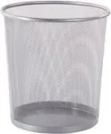 Westcott vielinio tinklo &scaron;iuk&scaron;lių krep&scaron;ys, 12,3 L, sidabrinis, apvalus, 230 x 270 mm E-744607 00