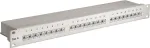 Wentronic Goobay CAT 6 24 prievadų STP pach panelė, 19 inch 1U, pilka 94036