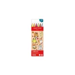 Caran d'Ache Fibralo Kawaii Animals flomasteriai, 6 vnt., vandeniniais dažais, akvarelinis efektas 185.803