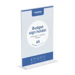 EUROPEL Budget stalinis stendas DIN A5, dvipusis, polistirenas, permatomas 351006