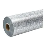 HTVRONT blizgus termo perdavimo plėvelė, 30,5 cm x 90 cm (sidabrinė)