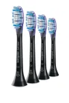 Philips Premium Gum Care HX9054/88 4 vnt. &scaron;epetėlių galvutės, juodos, mink&scaron;tos, 62000 judesių/min