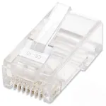 Intellinet RJ45 moduliniai ki&scaron;tukai, Cat6, UTP, 2 kontaktai, vytai gyslai, 15 &micro; auksuoti kontaktai, 100 vnt.