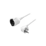 Logilink LPS101 - Prailginimo laidas su ki&scaron;tuku CEE 7/7 (SCHUKO) (M) - CEE 7/7 (SCHUKO) (W) - 3 m - 90&deg; jungtis