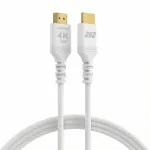 EFB Elektronik HDMI-20-00015 High Speed HDMI kabelis su Ethernet, 5 m, 4K60Hz, 18 Gbit/s, baltos spalvos, suderinamas su HDMI 2.0
