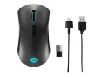 Lenovo Legion M600 belaidė žaidimų pelė, ambidekstrinė, RF Wireless + Bluetooth + USB Type-A, optinė, 16000 DPI