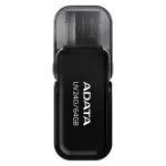 USB atmintukas ADATA USB Type-A 2.0 64 GB UV240, juodas, su užverčiamu dangteliu