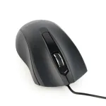 Laidinė ambidekstrinė optinė pelė Gembird MUS-3B-01 &mdash; USB Type-A, 1000 DPI, 3 mygtukai, juoda