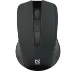Belaidė RF pelė DEFENDER Accura MM-935 &ndash; optinė 1600 DPI, ambidekstrinė, 3 mygtukai, USB imtuvas, juoda