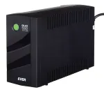 EVER DUO 550 PL AVR USB T/DAVRTO-000K55/01 UPS nepertraukiamo maitinimo įrenginys, 550 VA / 330 W, line-interactive tipo, tower korpusas, 12 V 5 Ah akumuliatorius, juodos spalvos