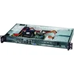 Kompiuterio korpusas Supermicro CSE-505-203B stelažinis (1U) juodas