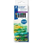 Staedtler Design Journey Around the World Azija 3001 C6-5 dvipusių flomasterių rinkinys, 6 vnt.