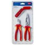 Mechaniko įrankių rinkinys Knipex 00 31 30 BK V01 3 įrankiai oranžinė raudona