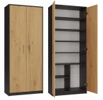 Topeshop OLIV 2D ANT/ART KPL biuro spinta knygoms
