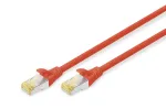 DIGITUS jungiamasis laidas - CAT6a - S/FTP - Snagless - Cu - 1m - raudonas