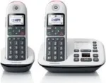 Motorola CD5012 DUO DECT belaidis telefonas, baltas